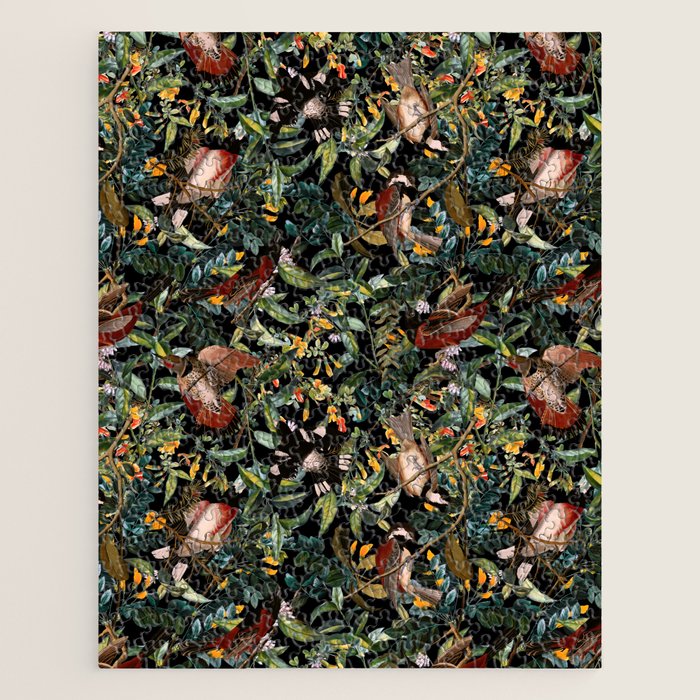 Floral and Birds XLIV Jigsaw Puzzle Gallery Image 1