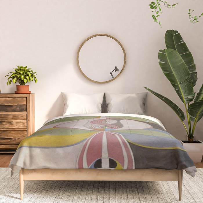 Hilma af Klint The Tree Of Knowledge No . 5 ,A ( 1915) Comforter Gallery Image 3