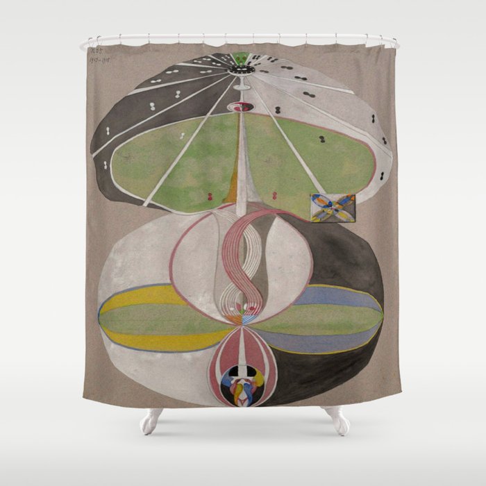 Hilma af Klint The Tree Of Knowledge No . 5 ,A ( 1915) Shower Curtain Gallery Image 1