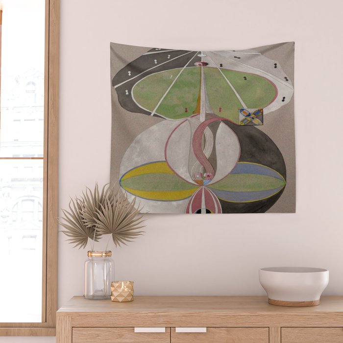 Hilma af Klint The Tree Of Knowledge No . 5 ,A ( 1915) Wall Tapestry Gallery Image 2