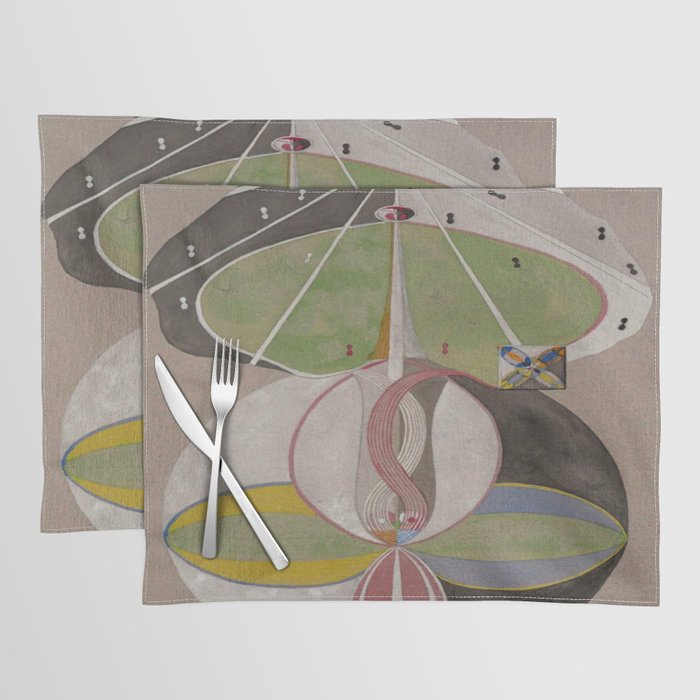 Hilma af Klint The Tree Of Knowledge No . 5 ,A ( 1915) Placemat Gallery Image 1
