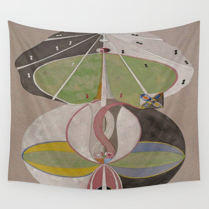 Hilma af Klint The Tree Of Knowledge No . 5 ,A ( 1915) Wall Tapestry Gallery Image 4
