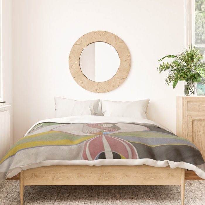 Hilma af Klint The Tree Of Knowledge No . 5 ,A ( 1915) Duvet Cover Gallery Image 3