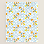 Space rocket cartoon checkered pattern Jigsaw Puzzle Gallery Image 1