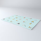 Yoga poses pattern Rug Gallery Image 3