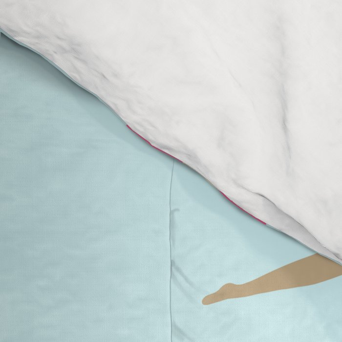 Yoga poses pattern Comforter Gallery Image 4