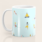 Yoga poses pattern Coffee Mug Gallery Image 3