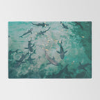 Shoal of Sharks (Color) Rug Gallery Image 2