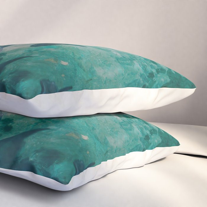 Shoal of Sharks (Color) Pillow Sham Gallery Image 3