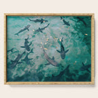 Shoal of Sharks (Color) Serving Tray Gallery Image 1