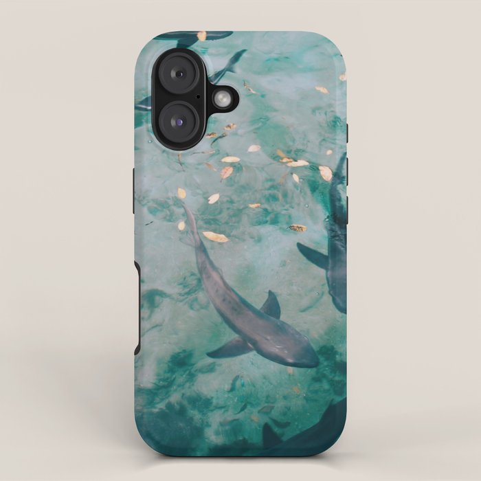 Shoal of Sharks (Color) iPhone Case Gallery Image 1