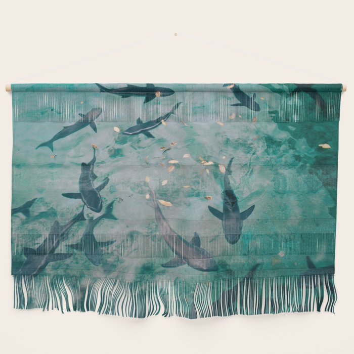 Shoal of Sharks (Color) Wall Hanging Gallery Image 1