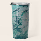 Shoal of Sharks (Color) Travel Mug Gallery Image 3