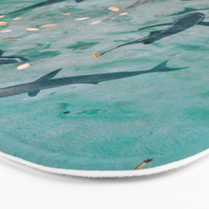 Shoal of Sharks (Color) Bath Mat Gallery Image 3