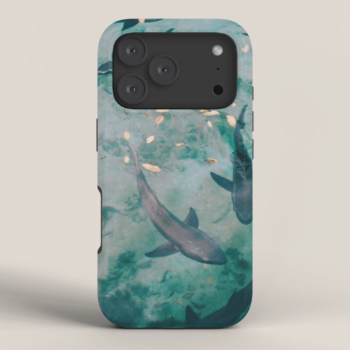 Shoal of Sharks (Color) iPhone Case Gallery Image 3