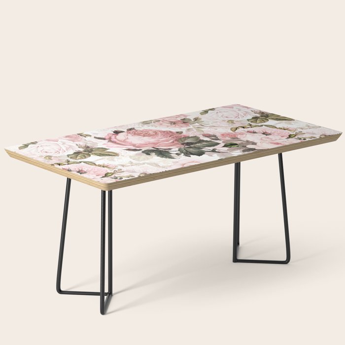 Vintage & Shabby Chic - Sepia Pink Roses  Coffee Table Gallery Image 1
