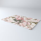 Vintage & Shabby Chic - Sepia Pink Roses  Rug Gallery Image 3