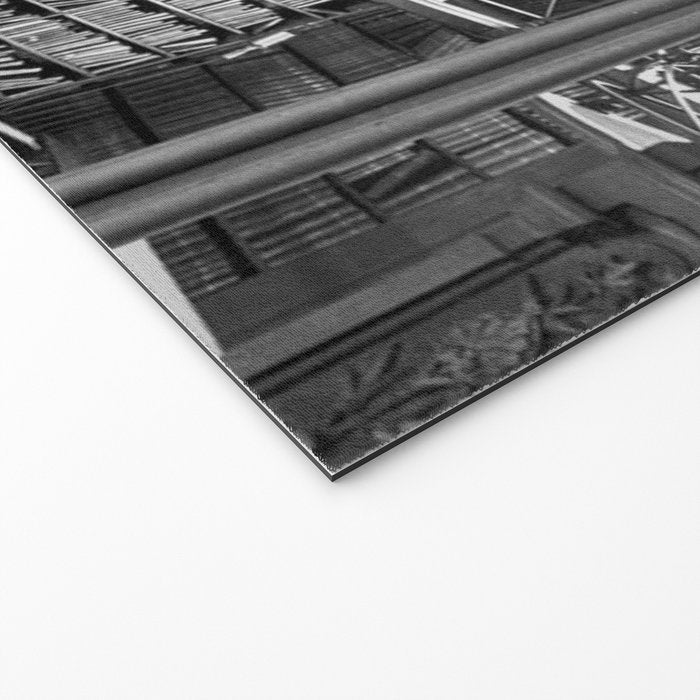 A book lovers dream - Cast-iron Book Alcoves Cincinnati Library black and white photography Welcome Mat Gallery Image 2