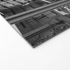 A book lovers dream - Cast-iron Book Alcoves Cincinnati Library black and white photography Welcome Mat Gallery Image 2