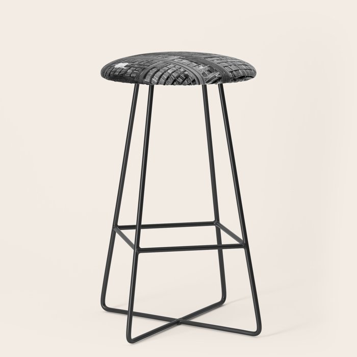 A book lovers dream - Cast-iron Book Alcoves Cincinnati Library black and white photography Stool Gallery Image 1