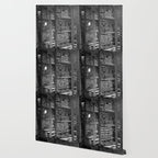 A book lovers dream - Cast-iron Book Alcoves Cincinnati Library black and white photography Wallpaper Gallery Image 2