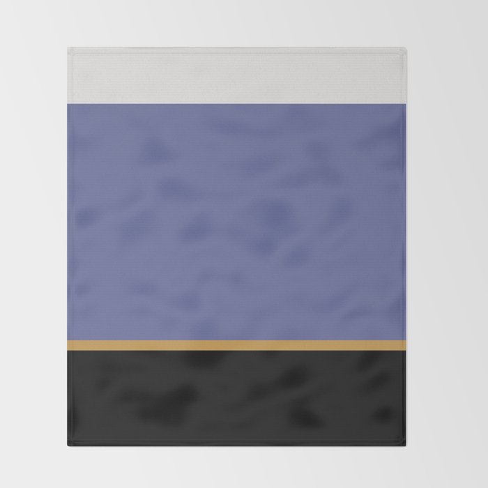 Contemporary Color Block XVII Throw Blanket Gallery Image 2