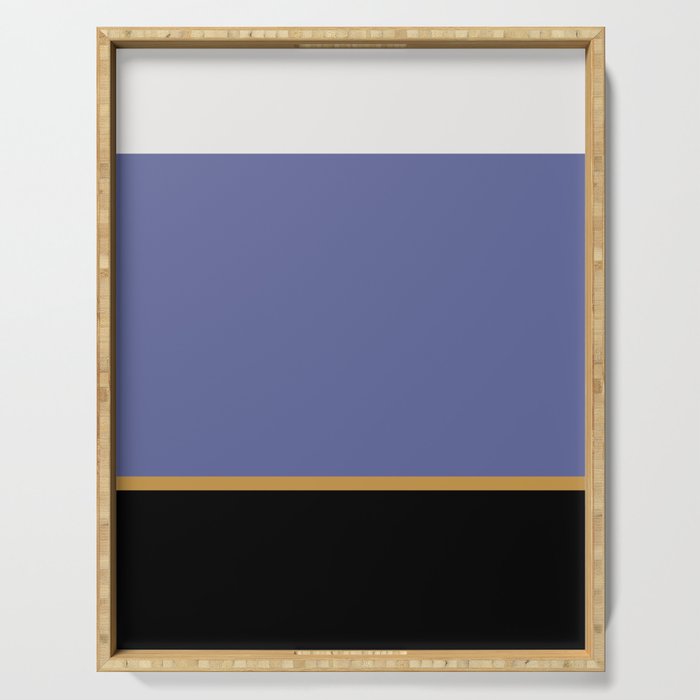 Contemporary Color Block XVII Serving Tray Gallery Image 1