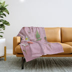 Wild Flowers Throw Blanket Gallery Image 1