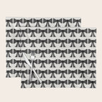 Vintage Bows I Black and White Placemat Gallery Image 1