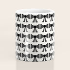Vintage Bows I Black and White Coffee Mug Gallery Image 4