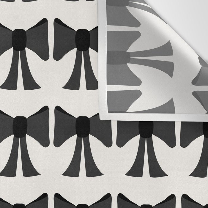 Vintage Bows I Black and White Wall Tapestry Gallery Image 3