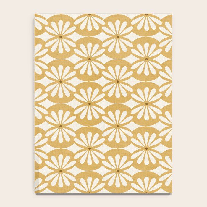 Solstice Boho Geometric Goldenrod Notebook Gallery Image 4