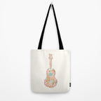 Modern Boho Ukulele Tote Bag Gallery Image 2