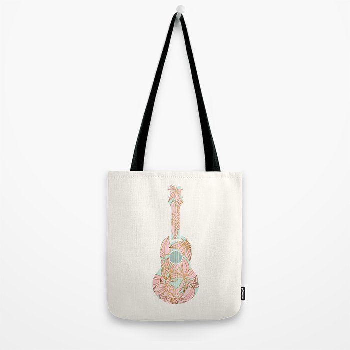 Modern Boho Ukulele Tote Bag Gallery Image 2