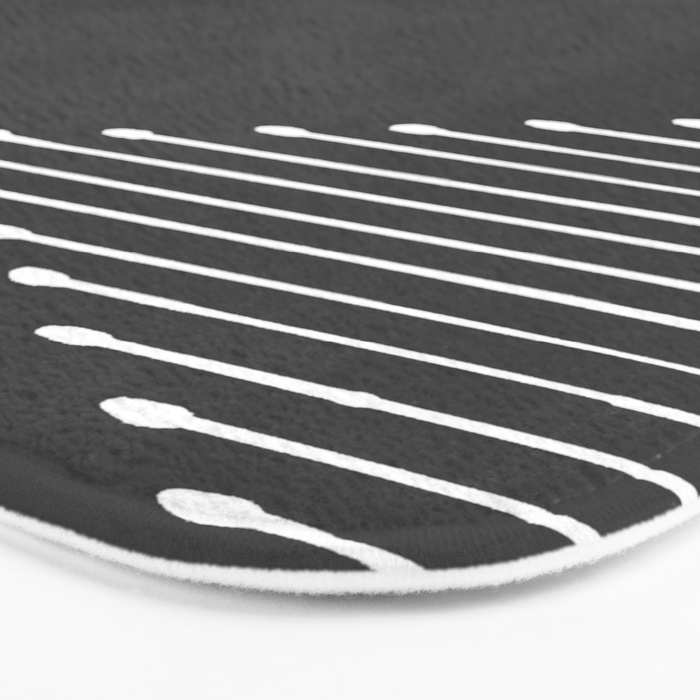 Geo (Dark Gray) Bath Mat Gallery Image 3