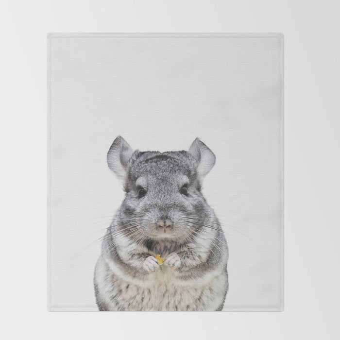 Chinchilla Throw Blanket Gallery Image 2