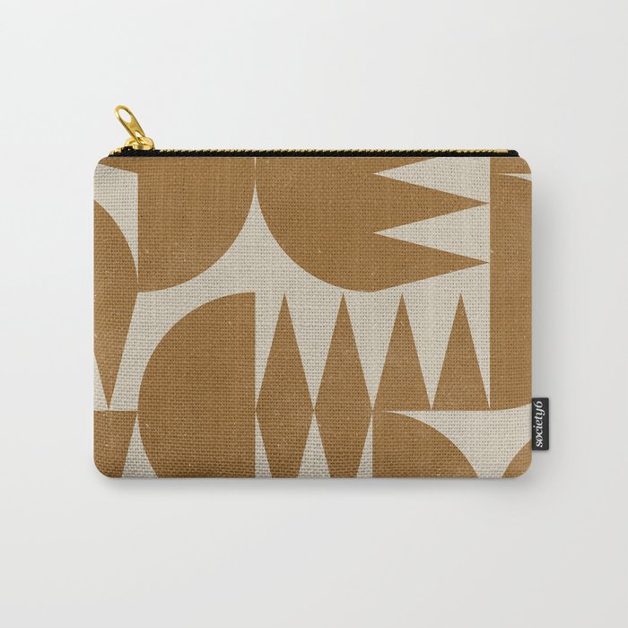 Woodblock Pattern Carry All Pouch Gallery Image 1