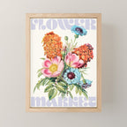 Flower market Mini Art Print Gallery Image 1
