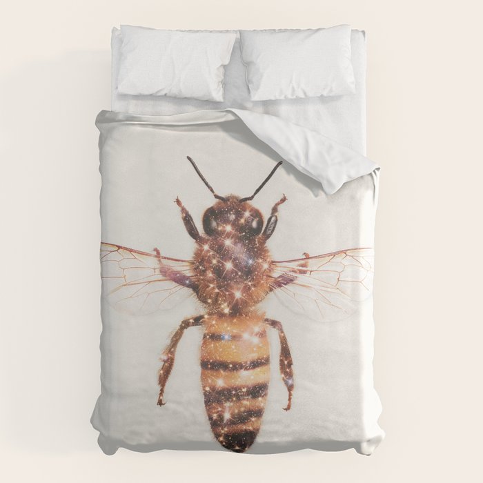 GLITTER BEE Duvet Cover Gallery Image 1
