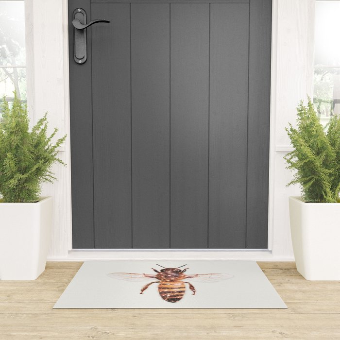 GLITTER BEE Welcome Mat Gallery Image 3