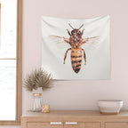 GLITTER BEE Wall Tapestry Gallery Image 2
