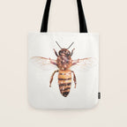 GLITTER BEE Tote Bag Gallery Image 1