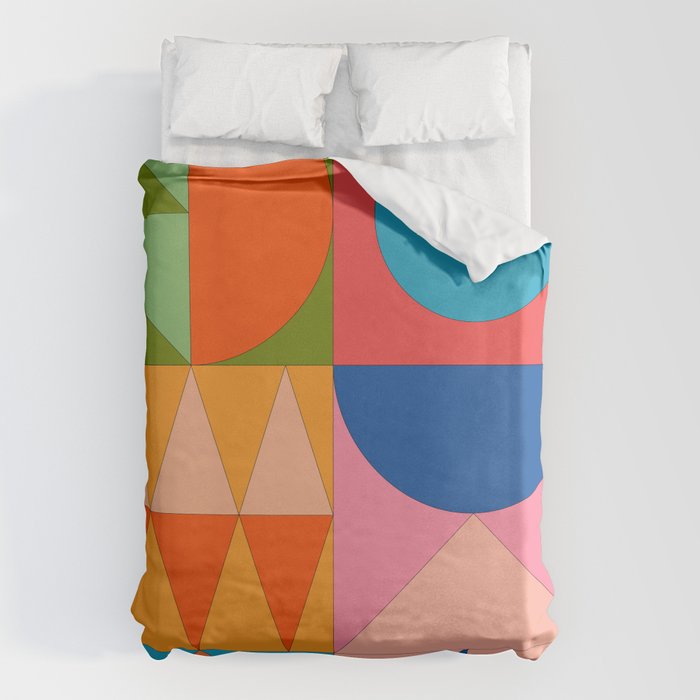 Geometric Shapes 237 Duvet Cover Gallery Image 6
