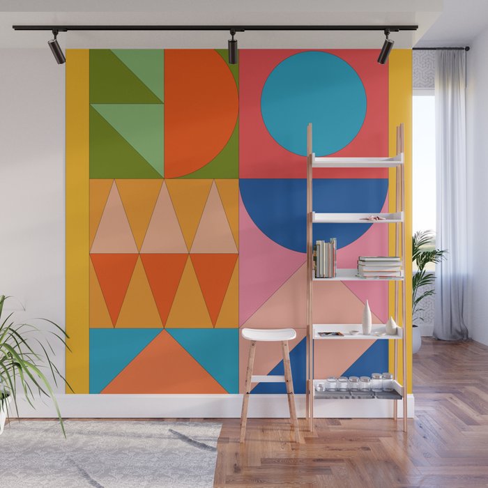 Geometric Shapes 237 Wall Mural Gallery Image 1