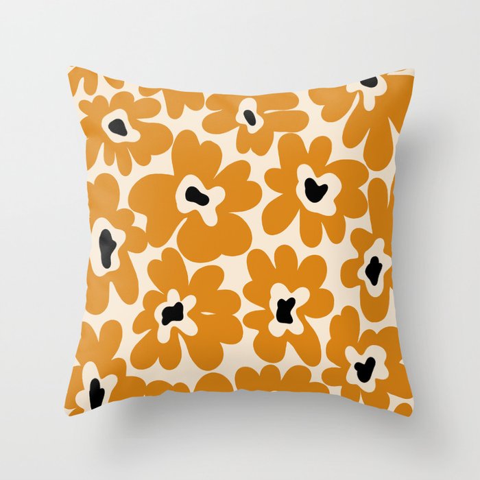 spring summer garden  Throw Pillow Gallery Image 1