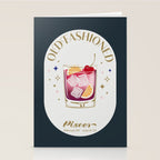 Old Fashioned Cocktail Zodiac Sign Stationery Card Gallery Image 2