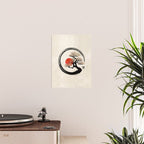 Enso Circle and Bonsai Tree on Canvas Poster Gallery Image 2
