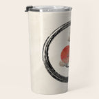 Enso Circle and Bonsai Tree on Canvas Travel Mug Gallery Image 3