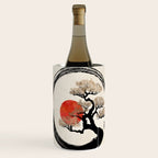 Enso Circle and Bonsai Tree on Canvas Wine Chiller Gallery Image 1