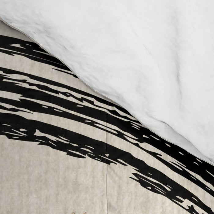 Enso Circle and Bonsai Tree on Canvas Comforter Gallery Image 4